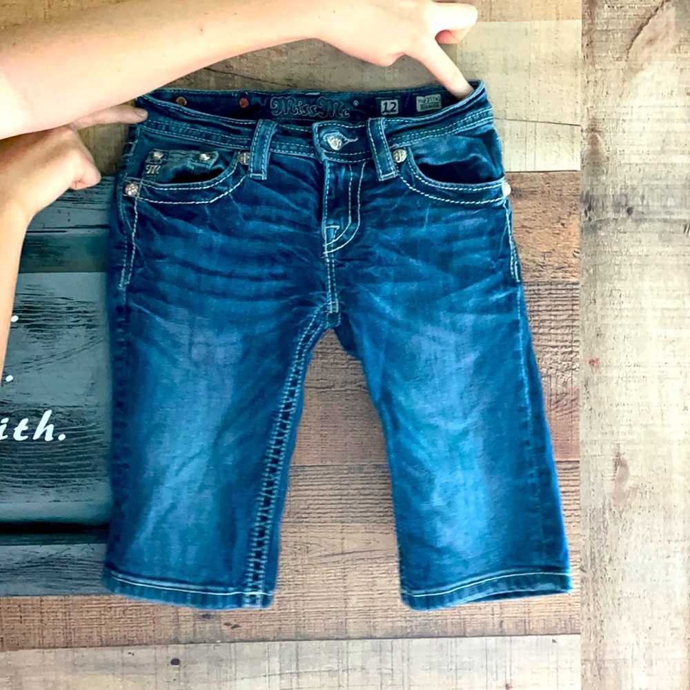 Girls 12 Miss Me Bermuda shorts